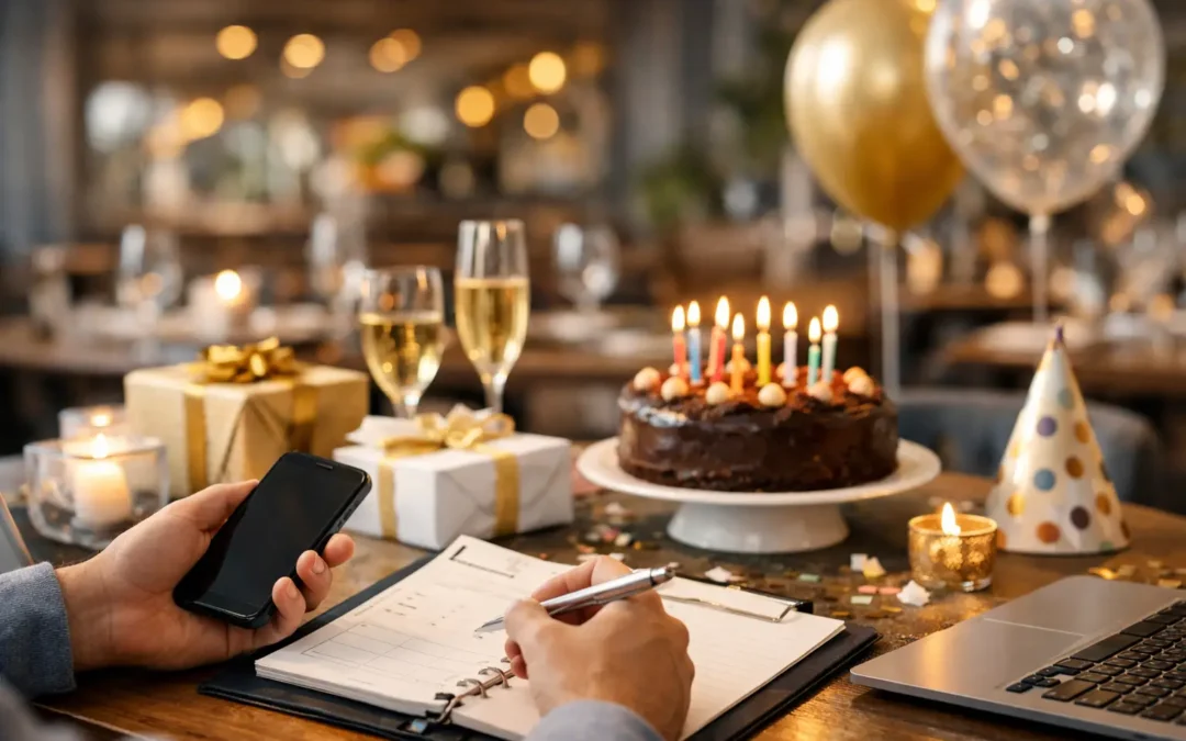 Wie Geburtstagsfeier im Restaurant buchen?
