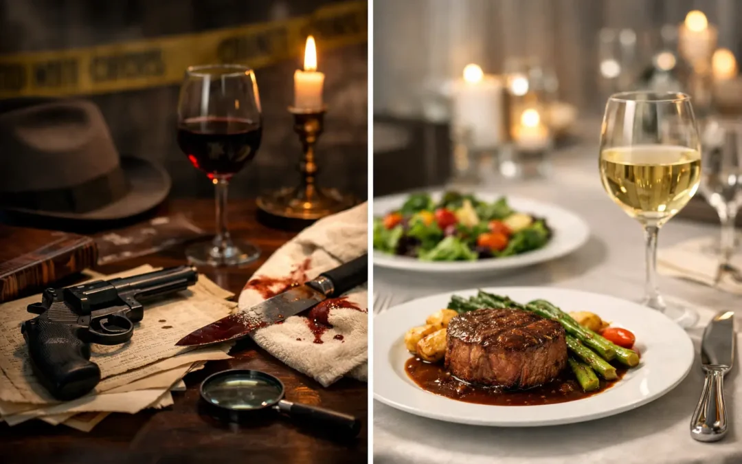 Krimidinner oder klassisches Abendessen?