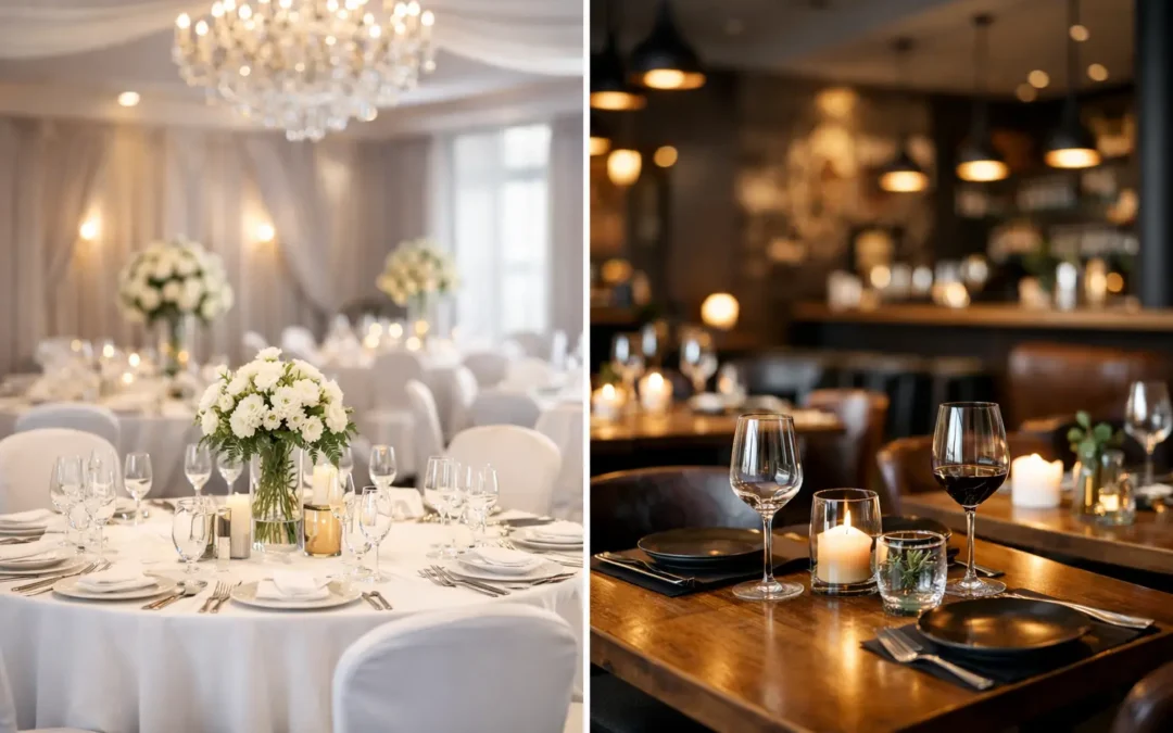 Bankettsaal oder Restaurant-Saal: Was passt?