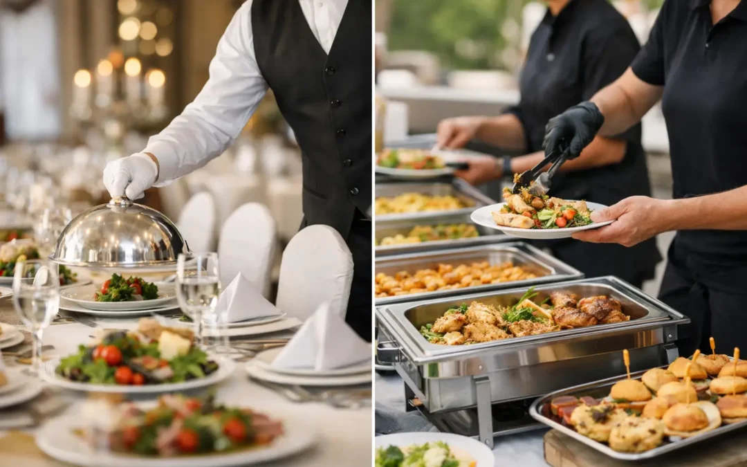 Bankettservice versus Cateringservice vergleichen