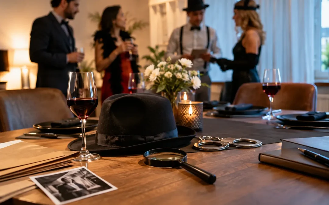 Wie Sie einen Krimidinner-Abend vorbereiten